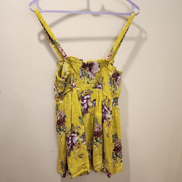 TORRID Plus Size Floral Babydoll Cami Elastic Strappy Top size 1 - Picture 3 of 14